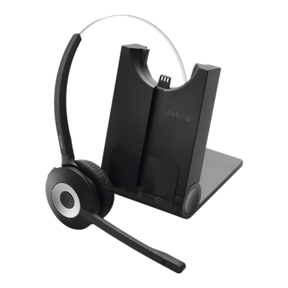 Jabra PRO 920 Wireless Headset w/ Noise-Canceling Microphone for Polycom 